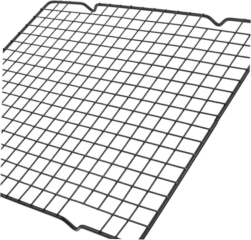 رف شواية الفرن الثقيل 28x25 سم متعدد الاستخدامات رف الخبز والتبريد سهل التنظيف - Image 3